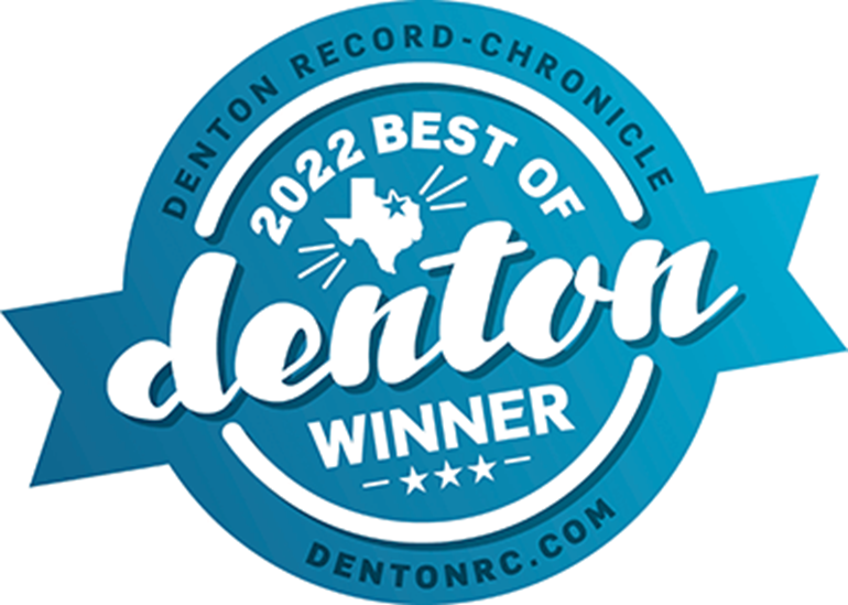 Best of Denton Winner 2022 award graphic