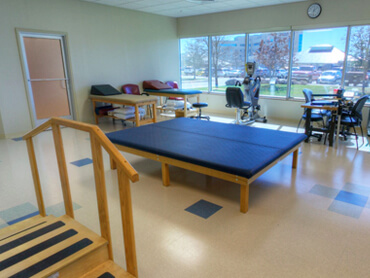 Select Rehabilitation Hospital of Denton view of therapy gym.